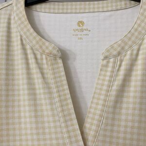 Spartina size XXL V-neck Hannah Tank dress sleeveless gingham